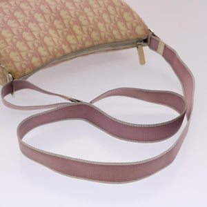 CHRISTIAN DIOR Trotter Canvas Shoulder Bag Pink  fm2502