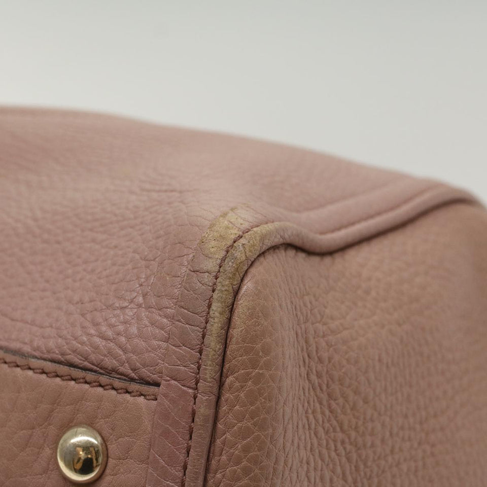 GUCCI Soho Shoulder Bag Leather Pink 282309  fm2589
