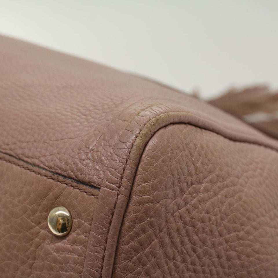 GUCCI Soho Shoulder Bag Leather Pink 282309  fm2589
