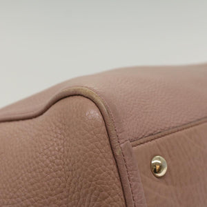 GUCCI Soho Shoulder Bag Leather Pink 282309  fm2589