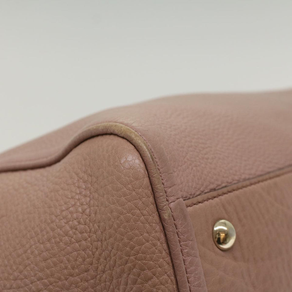 GUCCI Soho Shoulder Bag Leather Pink 282309  fm2589