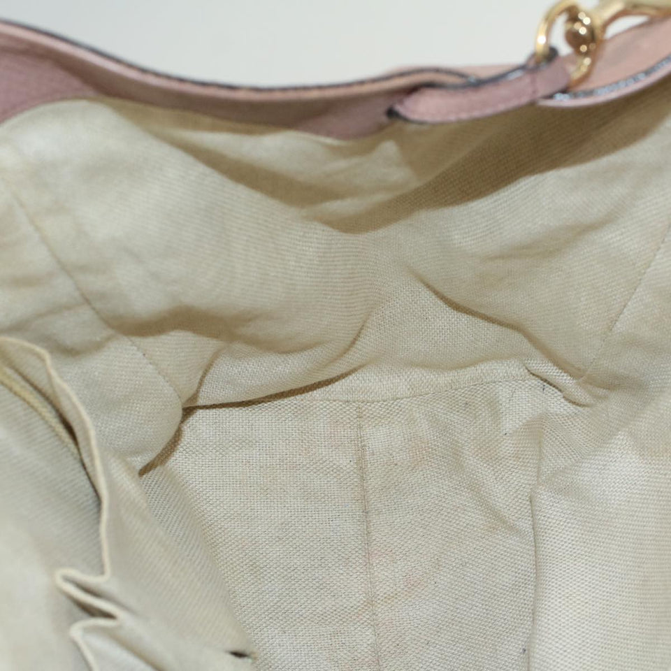 GUCCI Soho Shoulder Bag Leather Pink 282309  fm2589