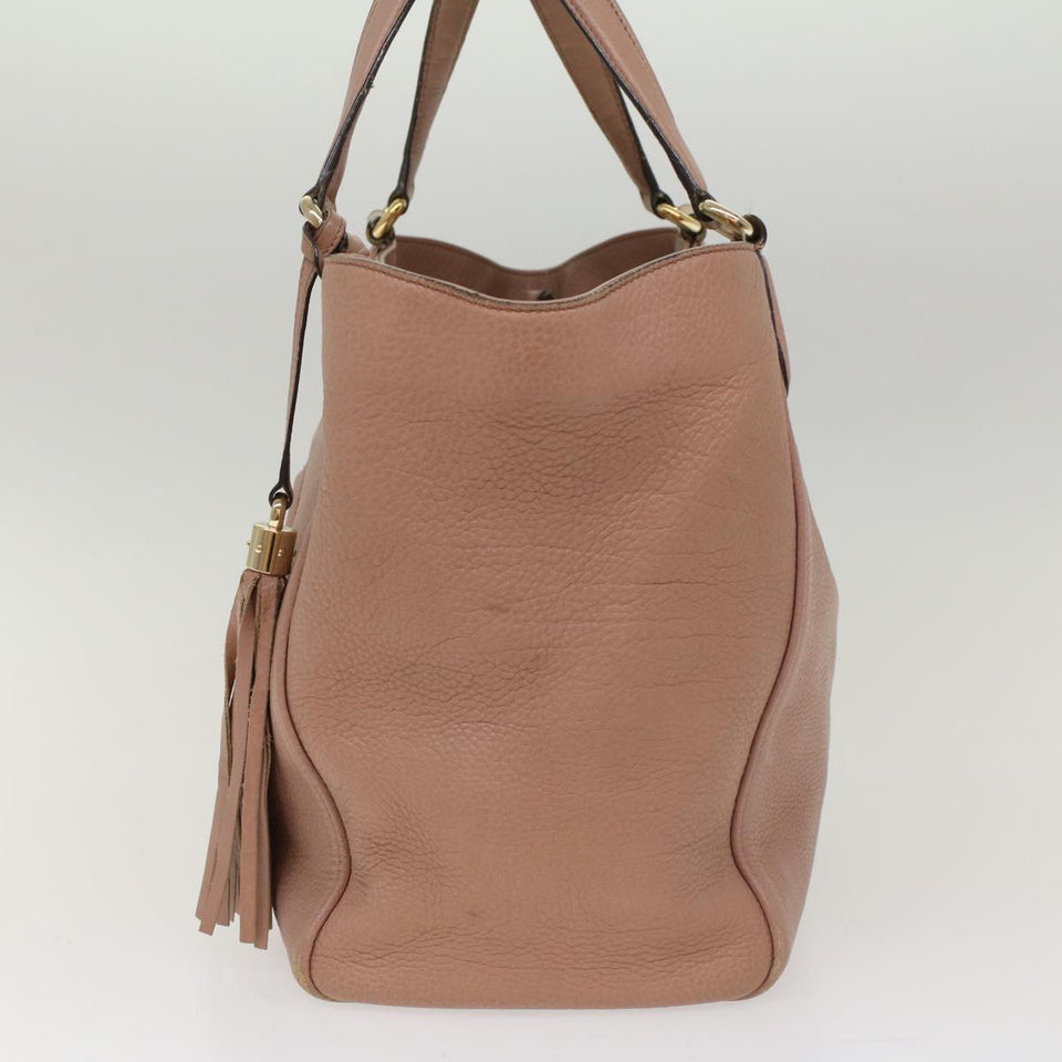 GUCCI Soho Shoulder Bag Leather Pink 282309  fm2589
