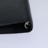 LOUIS VUITTON Epi Agenda MM Day Planner Cover Black R20042 LV Auth fm3758