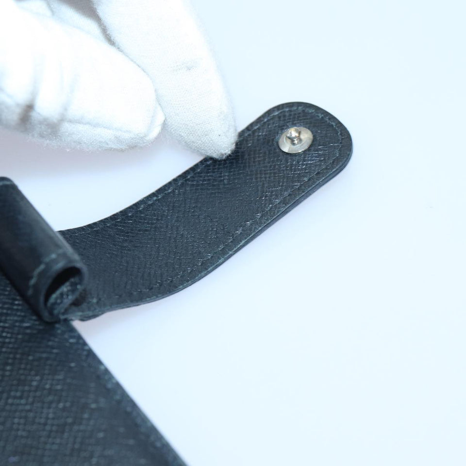 LOUIS VUITTON Epi Agenda MM Day Planner Cover Black R20042 LV Auth fm3758