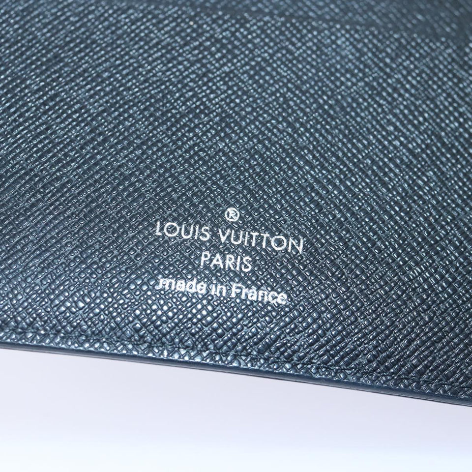 LOUIS VUITTON Epi Agenda MM Day Planner Cover Black R20042 LV Auth fm3758