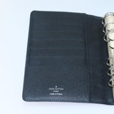 LOUIS VUITTON Epi Agenda MM Day Planner Cover Black R20042 LV Auth fm3758
