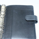 LOUIS VUITTON Epi Agenda MM Day Planner Cover Black R20042 LV Auth fm3758