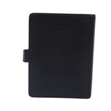 LOUIS VUITTON Epi Agenda MM Day Planner Cover Black R20042 LV Auth fm3758