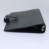 LOUIS VUITTON Epi Agenda MM Day Planner Cover Black R20042 LV Auth fm3758