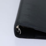 LOUIS VUITTON Epi Agenda MM Day Planner Cover Black R20042 LV Auth fm3758