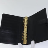 LOUIS VUITTON Epi Agenda MM Day Planner Cover Black R20042 LV Auth fm3763