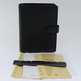 LOUIS VUITTON Epi Agenda MM Day Planner Cover Black R20042 LV Auth fm3763