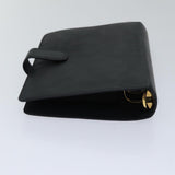 LOUIS VUITTON Epi Agenda MM Day Planner Cover Black R20042 LV Auth fm3763