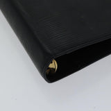 LOUIS VUITTON Epi Agenda MM Day Planner Cover Black R20042 LV Auth fm3763