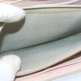 CHANEL Camelia Zip Around Wallet Leather Pink CC Auth am1797g