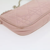 CHRISTIAN DIOR Lady Dior Canage Accessory Pouch Pink  am2660gA