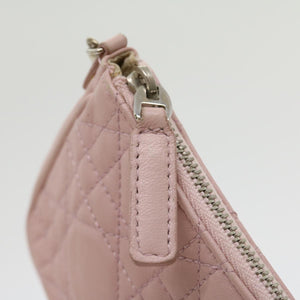 CHRISTIAN DIOR Lady Dior Canage Accessory Pouch Pink  am2660gA