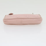 CHRISTIAN DIOR Lady Dior Canage Accessory Pouch Pink  am2660gA