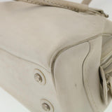 CHRISTIAN DIOR Shoulder Bag Leather White  am2766g