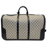 Gucci Bamboo Tassel Tote Duffle Carry-on 406382 Beige Gg Supreme Canvas Weekend/Travel Bag