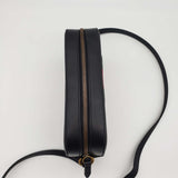 Gucci Bee Camera Black Leather Crossbody Bag