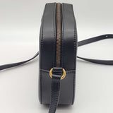 Gucci Bee Camera Black Leather Crossbody Bag