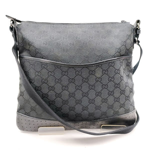 Gucci Black Canvas Crossbody Bag