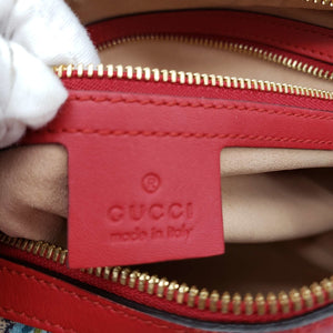 Gucci Blooms Boston Canvas Crossbody Bag