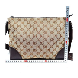 Gucci Brown Canvas Crossbody Bag