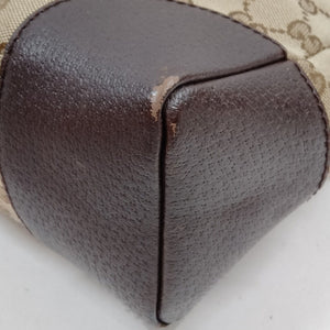 Gucci Brown Canvas Crossbody Bag