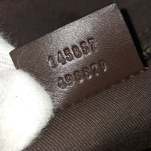 Gucci  Brown Canvas Crossbody Bag