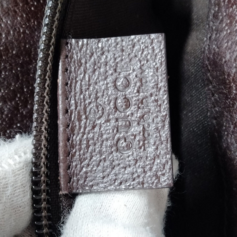 Gucci Brown Canvas Crossbody Bag