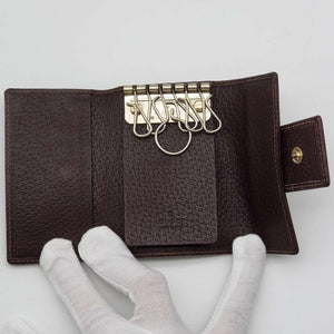 Gucci Canvas Leather Key Case