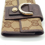 Gucci Canvas Leather Key Case
