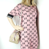 Gucci Canvas Small Vintage Boston Bag