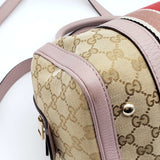 Gucci Canvas Small Vintage Boston Bag