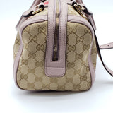 Gucci Canvas Small Vintage Boston Bag