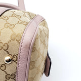 Gucci Canvas Small Vintage Boston Bag