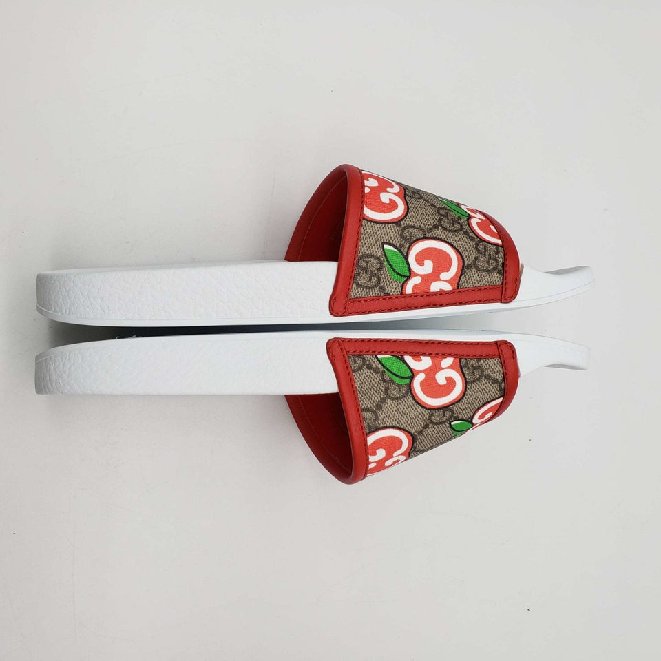 Gucci GG Apple Print Slide Sandal