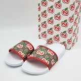 Gucci GG Apple Print Slide Sandal