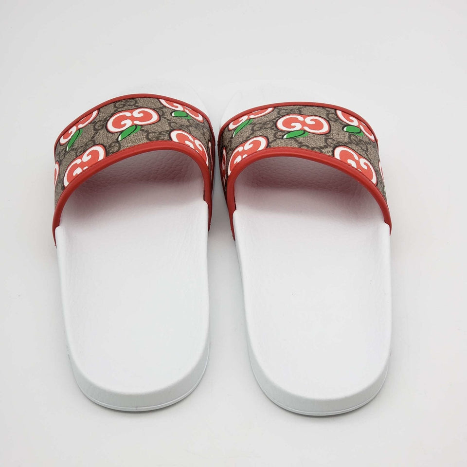 Gucci GG Apple Print Slide Sandal