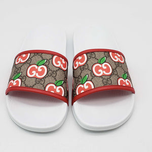 Gucci GG Apple Print Slide Sandal