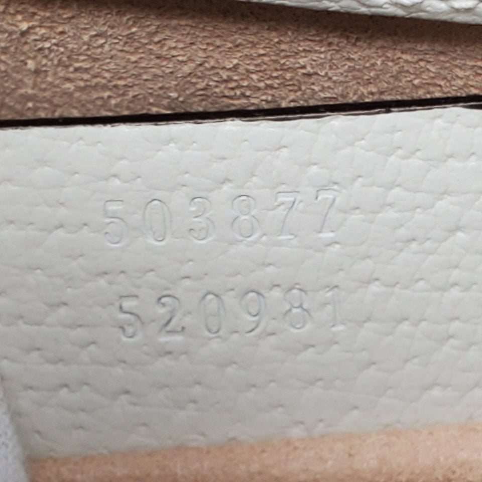 Gucci Ophidia GG Flora White Clutch & Shoulder Bag