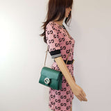 Gucci GG Interlocking Green Crossbody and Shoulder Bag