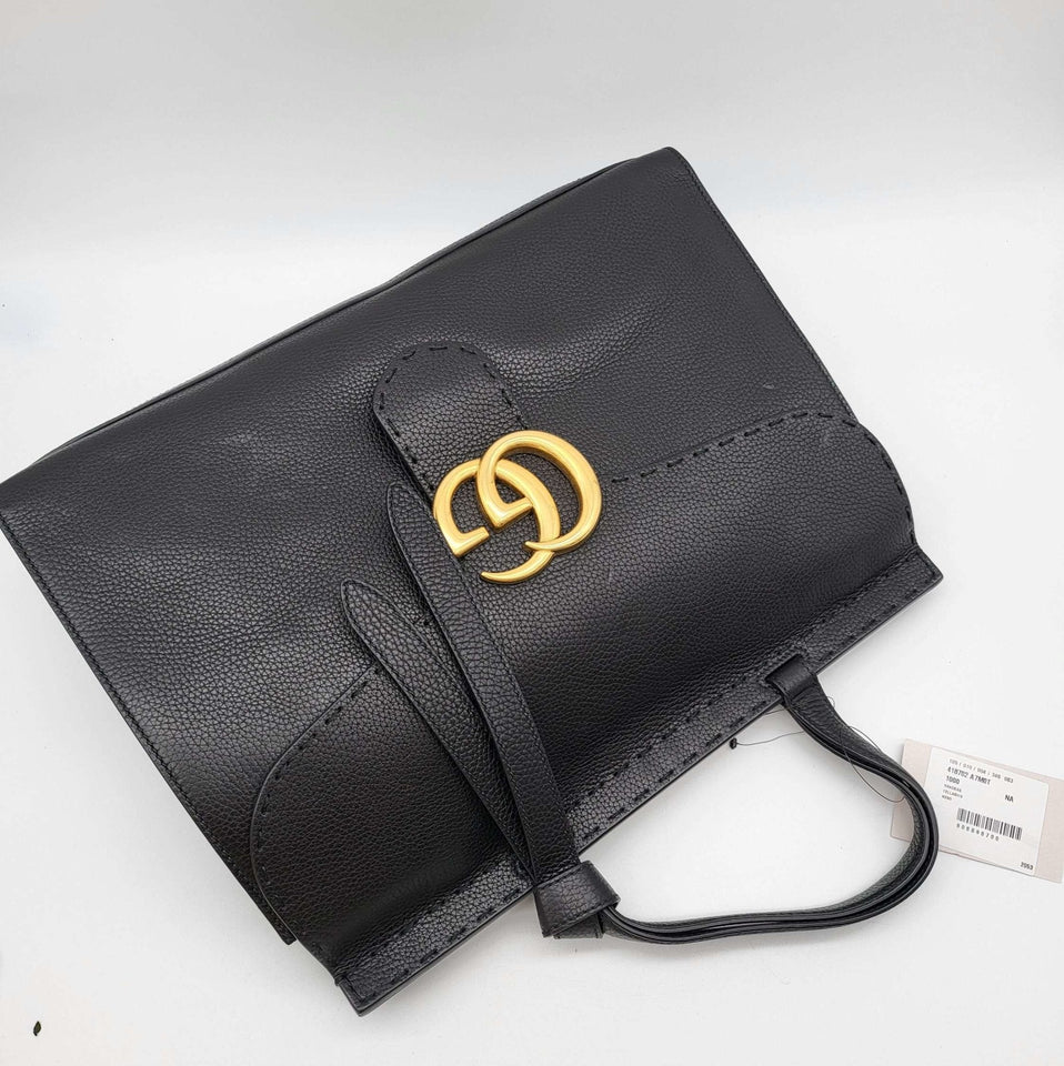 Gucci GG Marmont Large Top Handle Black Brand New