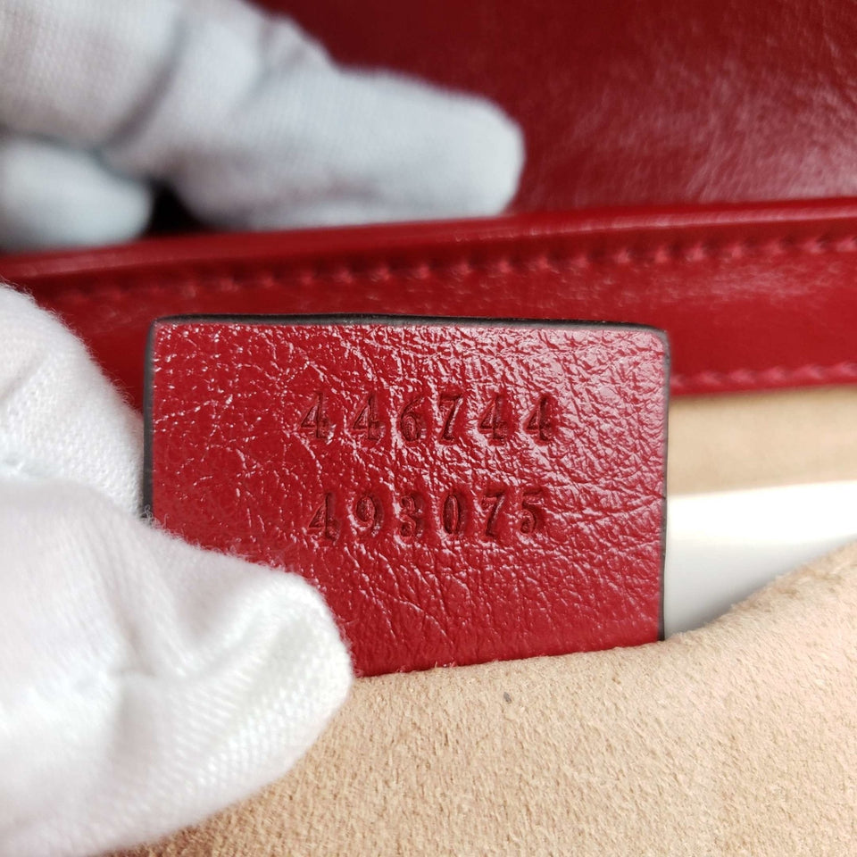 Gucci GG Marmont Mini Canvas & Leather Shoulder Bag