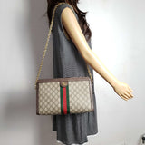 Gucci GG Ophidia Large Shoulder Bag and Clutch Bag