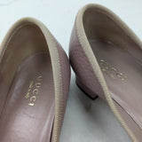 Gucci GG Pumps Women Pinks Leather Shoes