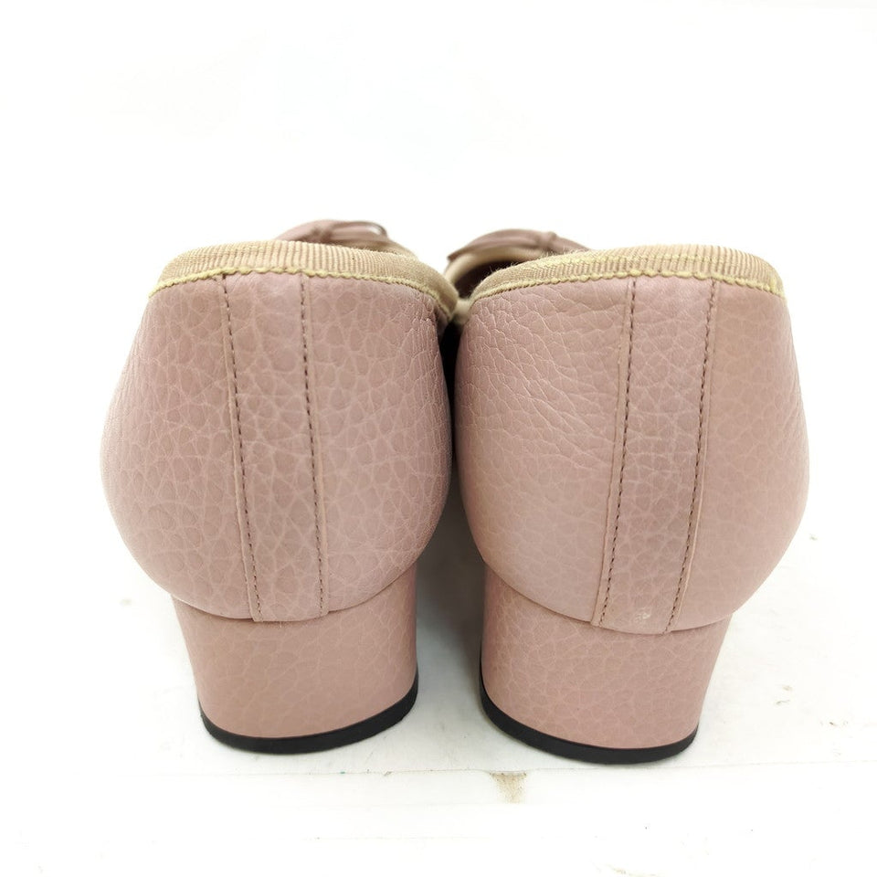 Gucci GG Pumps Women Pinks Leather Shoes